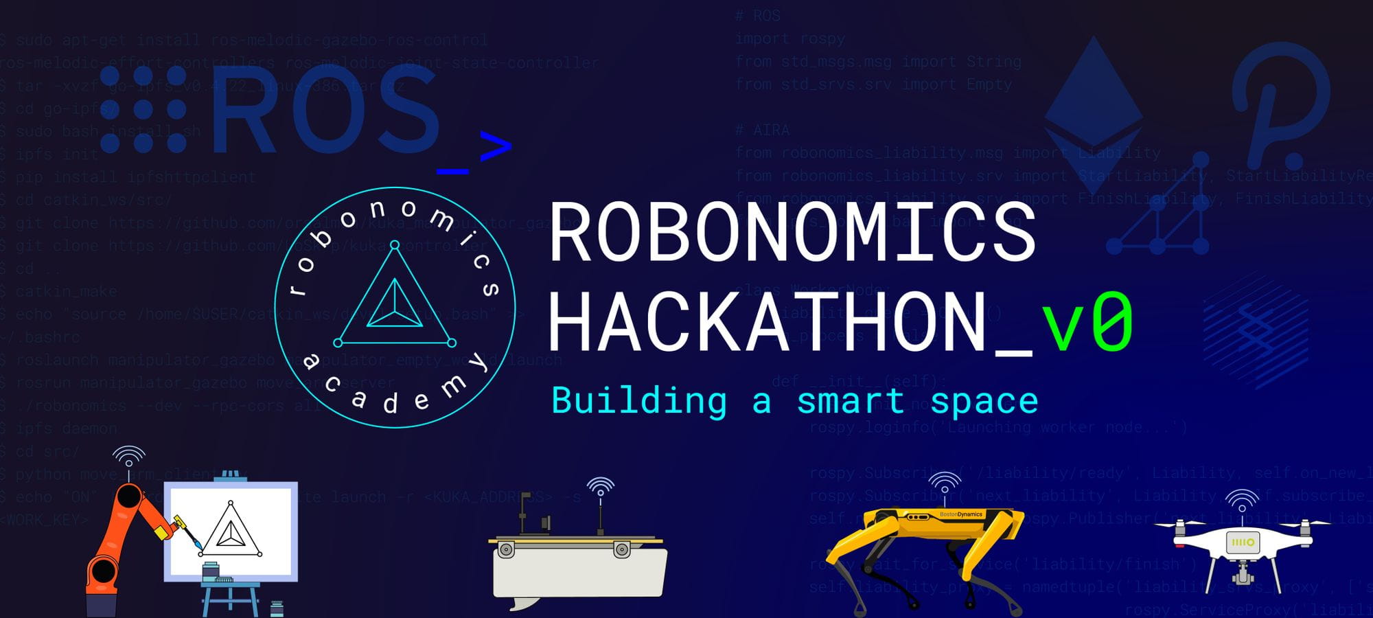 Robonomics Hackathon v0: building a smart place
