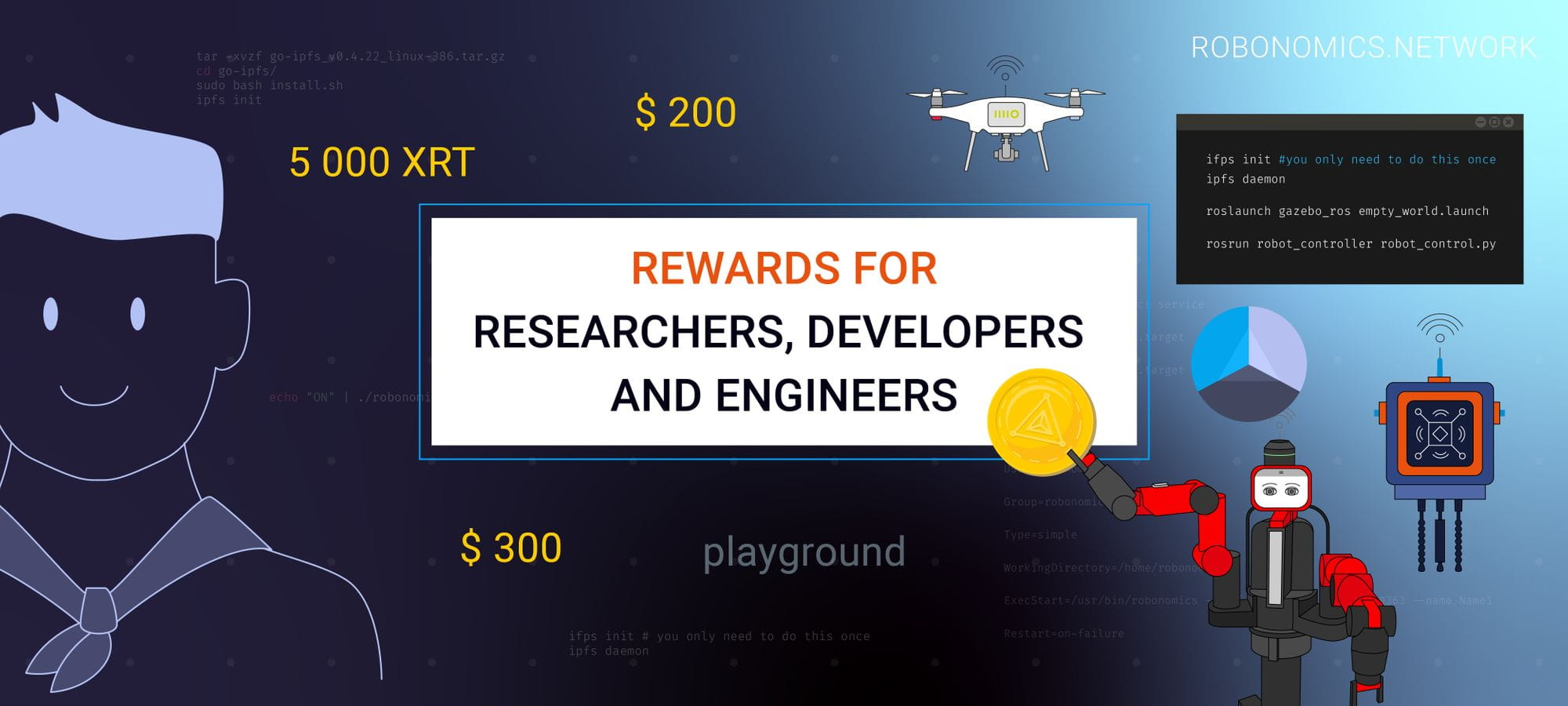 Rewards for researchers, developers and engineers