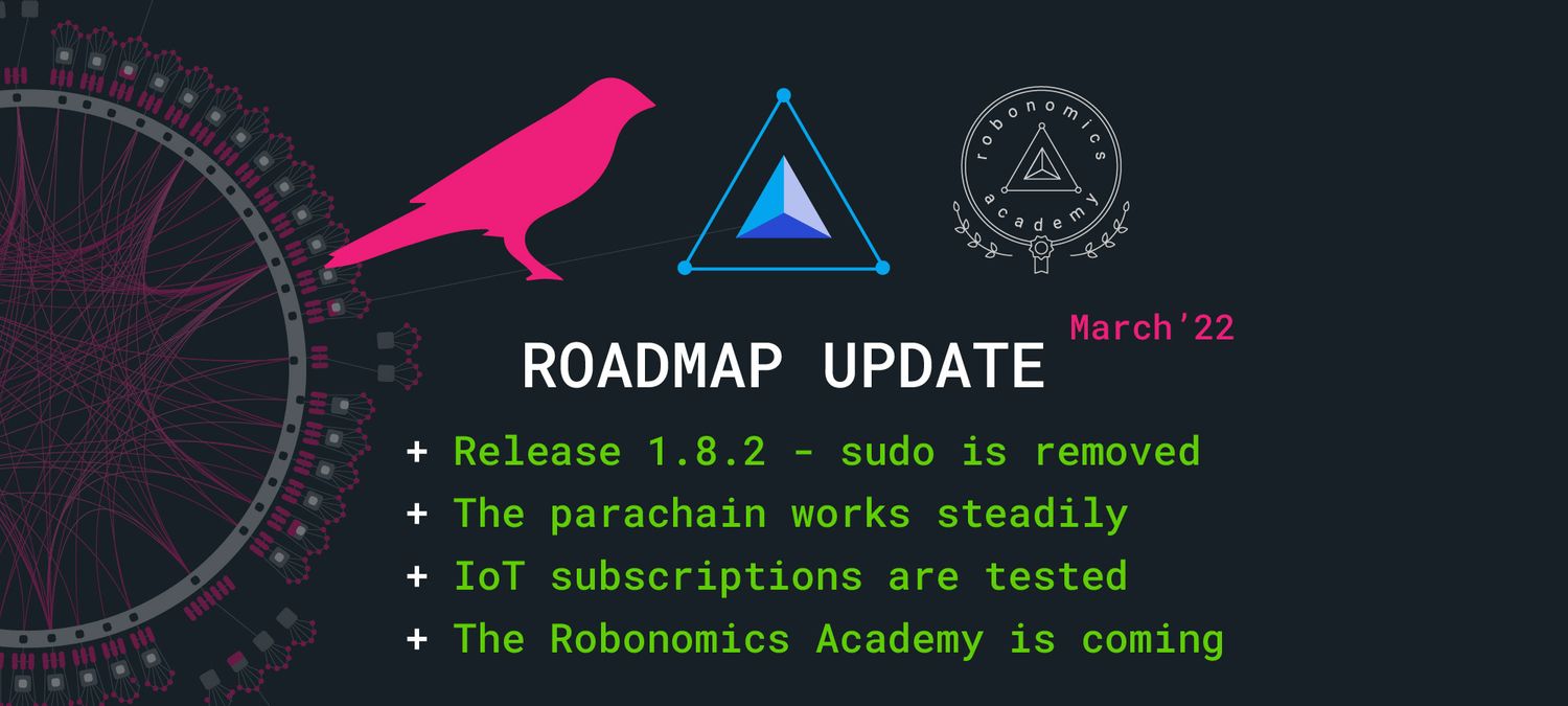 Robonomics parachain updates, March’22