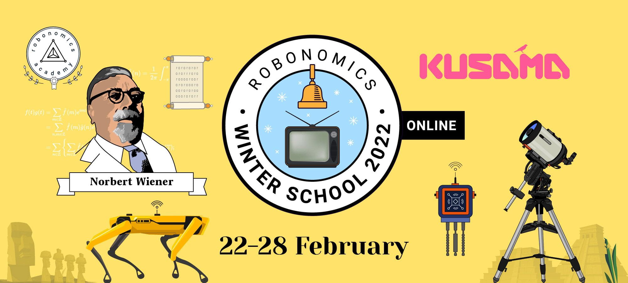 Schedule of the Winter School of Robonomics 2022