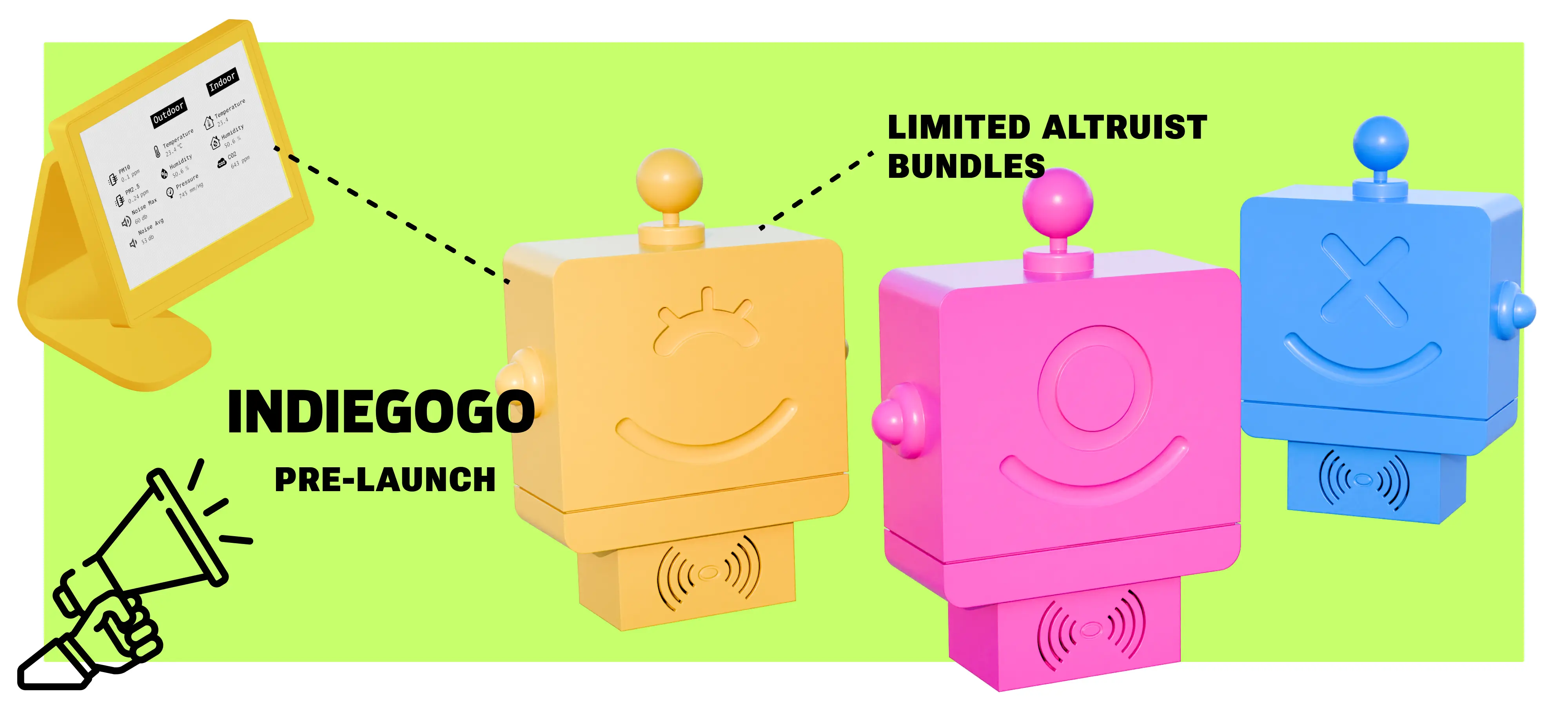 Pre-launch of “Altruist” on Indiegogo