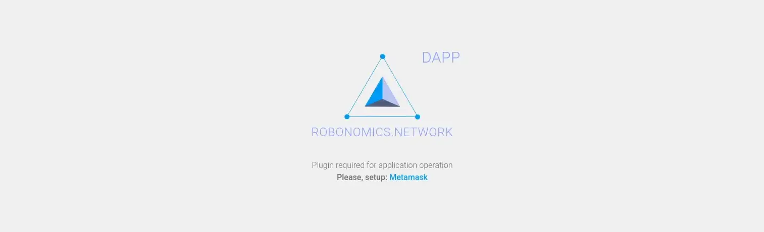 Robonomics dApp if no MetaMask installed