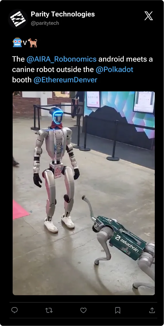 Community tweet about Robonomics